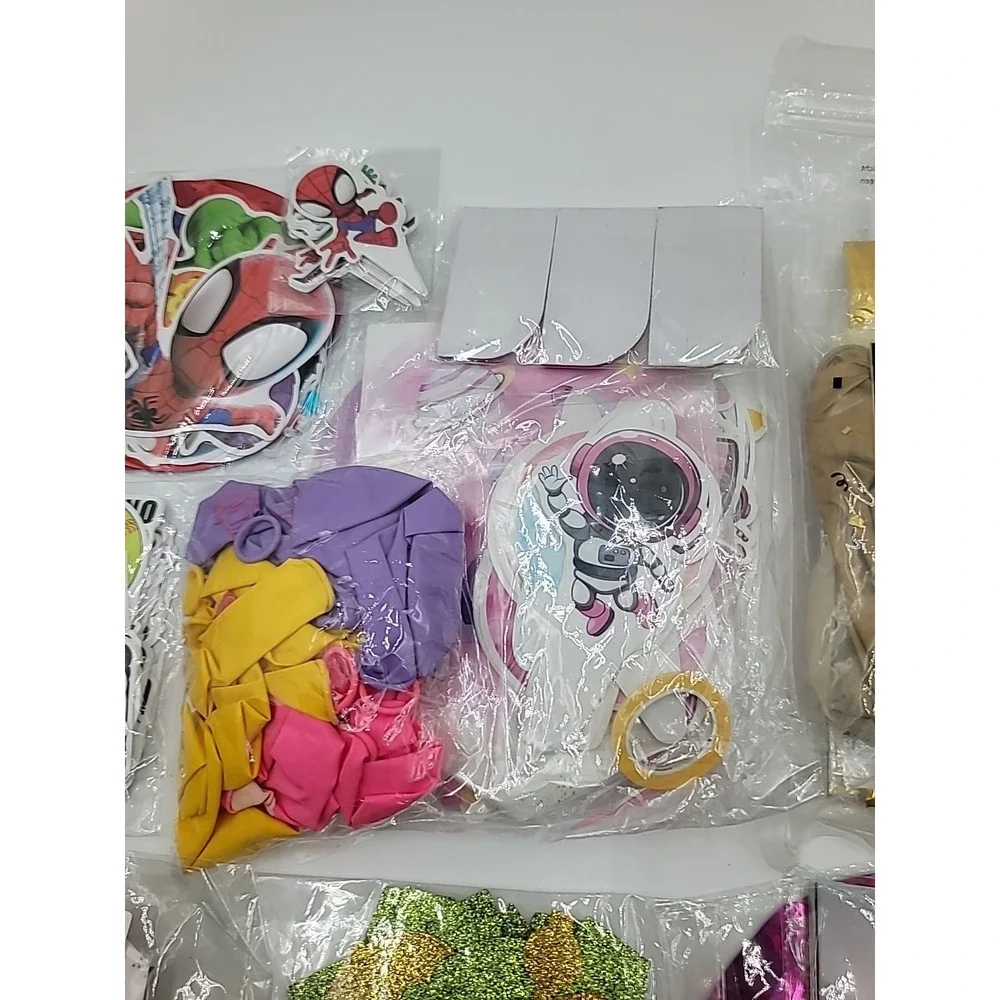 Mixed Lot Party Decorations Banners Balloons Birthday Baby‎ Shower Plane Olivia